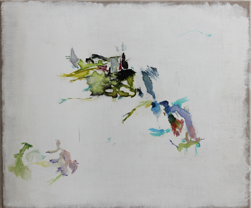 2022-01_04_bergmolch_2283, oil on canvas, 50 × 60 cm (Kirsten Kötter)