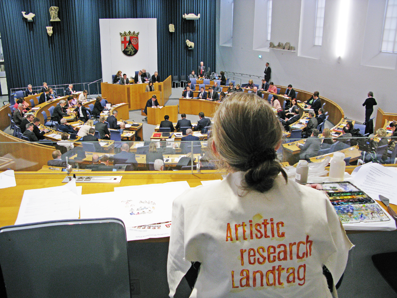Kirsten Kötter: Artistic research Landtag, 21.02.2019, house of representatives, Landtag Rheinland-Pfalz,
  Mainz