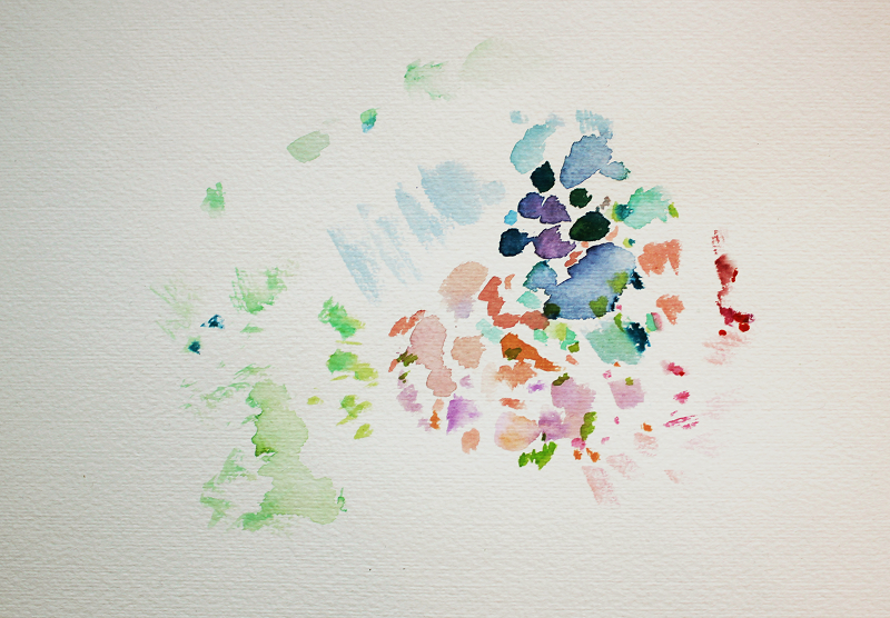 2014-01-11_eissporthalle, watercolour, 17 × 24 cm (Kirsten Kötter)