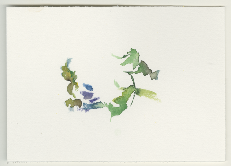 2022-04-13_rhein, watercolour, 12 × 17 cm (Kirsten Kötter)