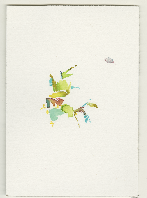 2022-09-06_fischteich, watercolour, 17 × 12 cm (Kirsten Kötter)