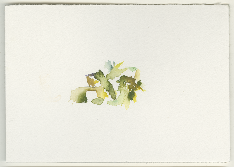 2022-09-23_impflingen-feld-ausblick, watercolour, 12 × 27 cm (Kirsten Kötter)