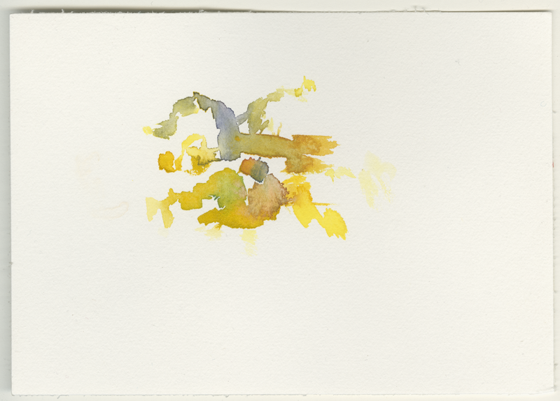 2022-11-02_fischteich, watercolour, 12 × 17 cm (Kirsten Kötter)
