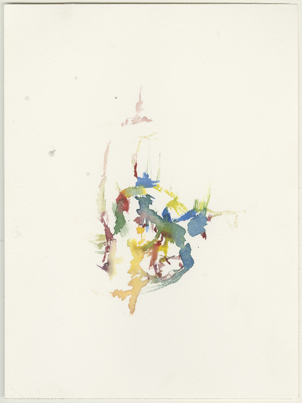 2023-02-08_fischteich, watercolour, 17 × 24 cm (Kirsten Kötter)