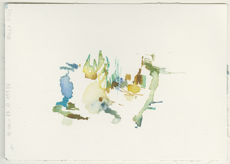 2024-09-19_malathon-rumpenheim_04, watercolour, 12 × 17 cm (Kirsten Kötter)