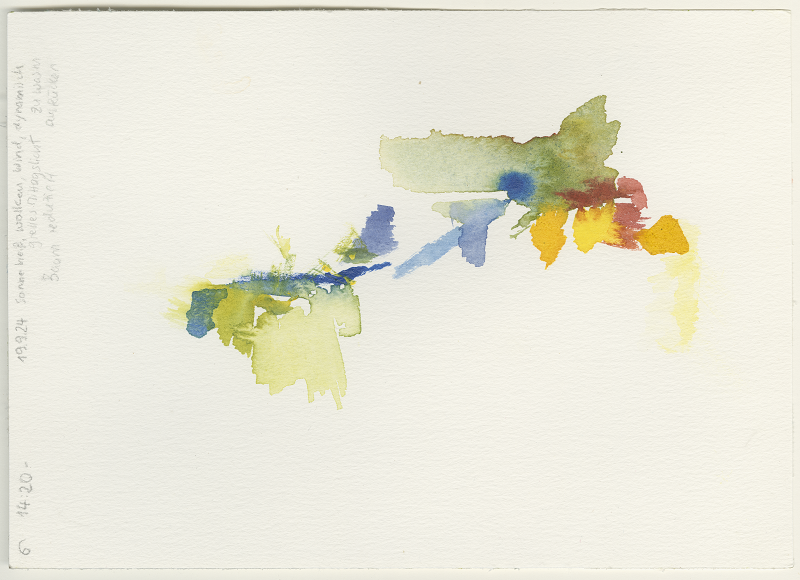 2024-09-19_malathon-rumpenheim_06, watercolour, 17 × 24 cm (Kirsten Kötter)